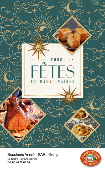 Menu Spécial Fêtes